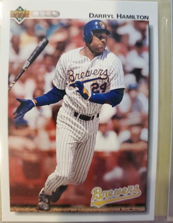 Darryl Hamilton #460 Baseball Cards 1992 Upper Deck