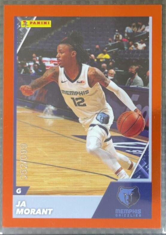 Ja Morant #72 Basketball Cards 2021 Panini NBA Card Collection