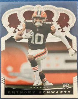 Anthony Schwartz #CR-34 Football Cards 2021 Panini Chronicles Crown Royale