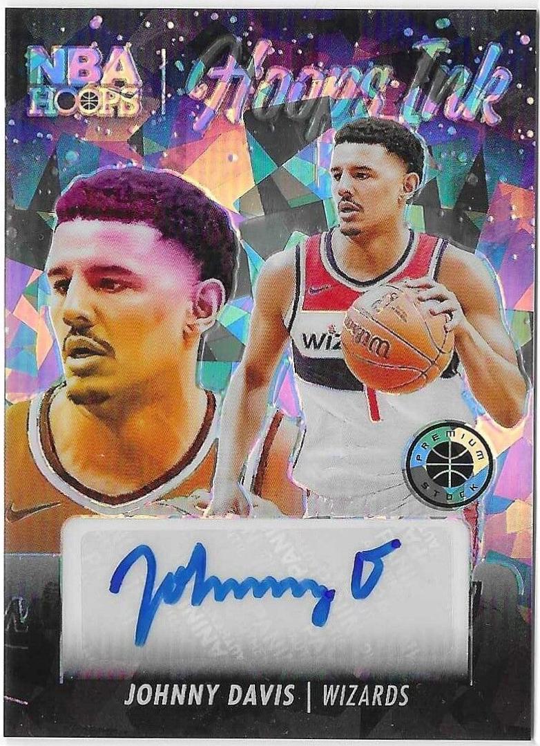 Johnny Davis #2 Basketball Cards 2023 Panini Hoops Premium Stock Ink