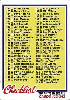Checklist 122-242