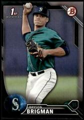 Bryson Brigman [Silver Border] #BD-105 Baseball Cards 2016 Bowman Draft Prices