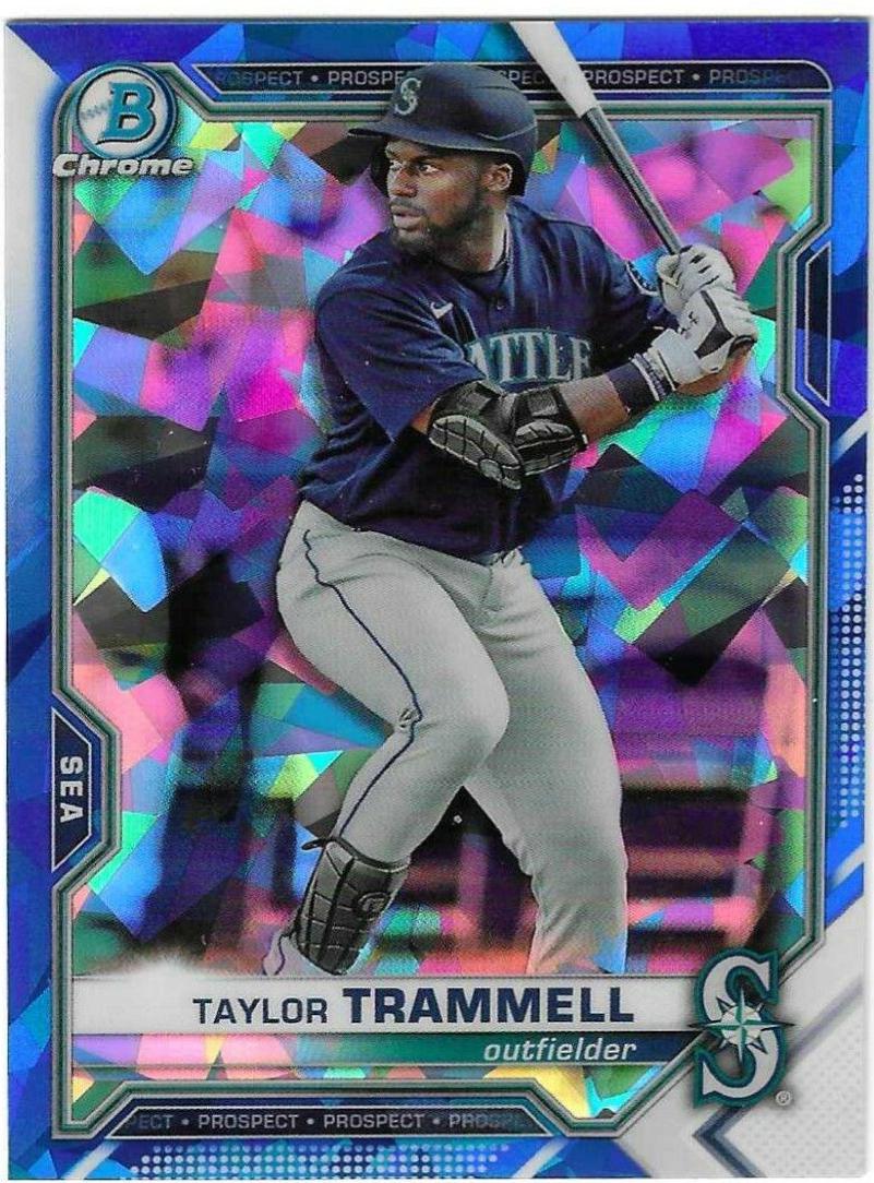 Taylor Trammell #BCP-132 2021 Bowman Sapphire Baseball