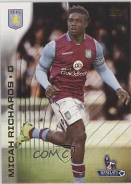 Micah Richards #18 Soccer Cards 2015 Topps Premier Gold