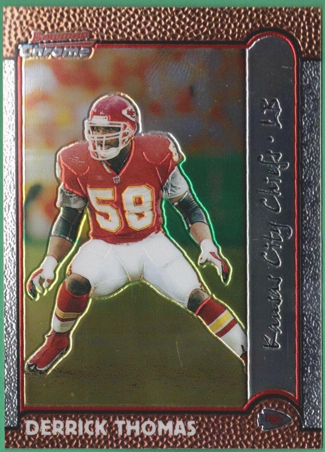 Derrick Thomas #129 1999 Bowman Chrome Football