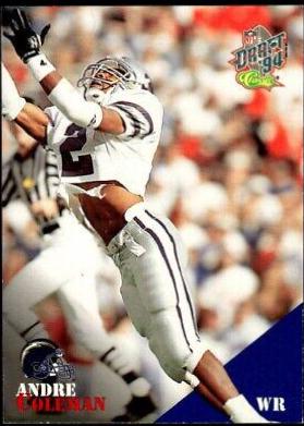 Andre Coleman #9 Football Cards 1994 Classic