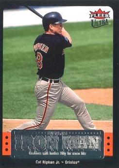 Cal Ripken Jr #UIM-27 Baseball Cards 2007 Ultra Iron Man