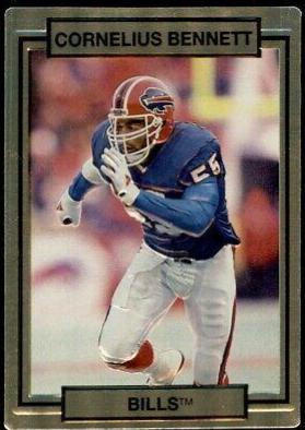 Cornelius Bennett #11 Football Cards 1990 Action Packed
