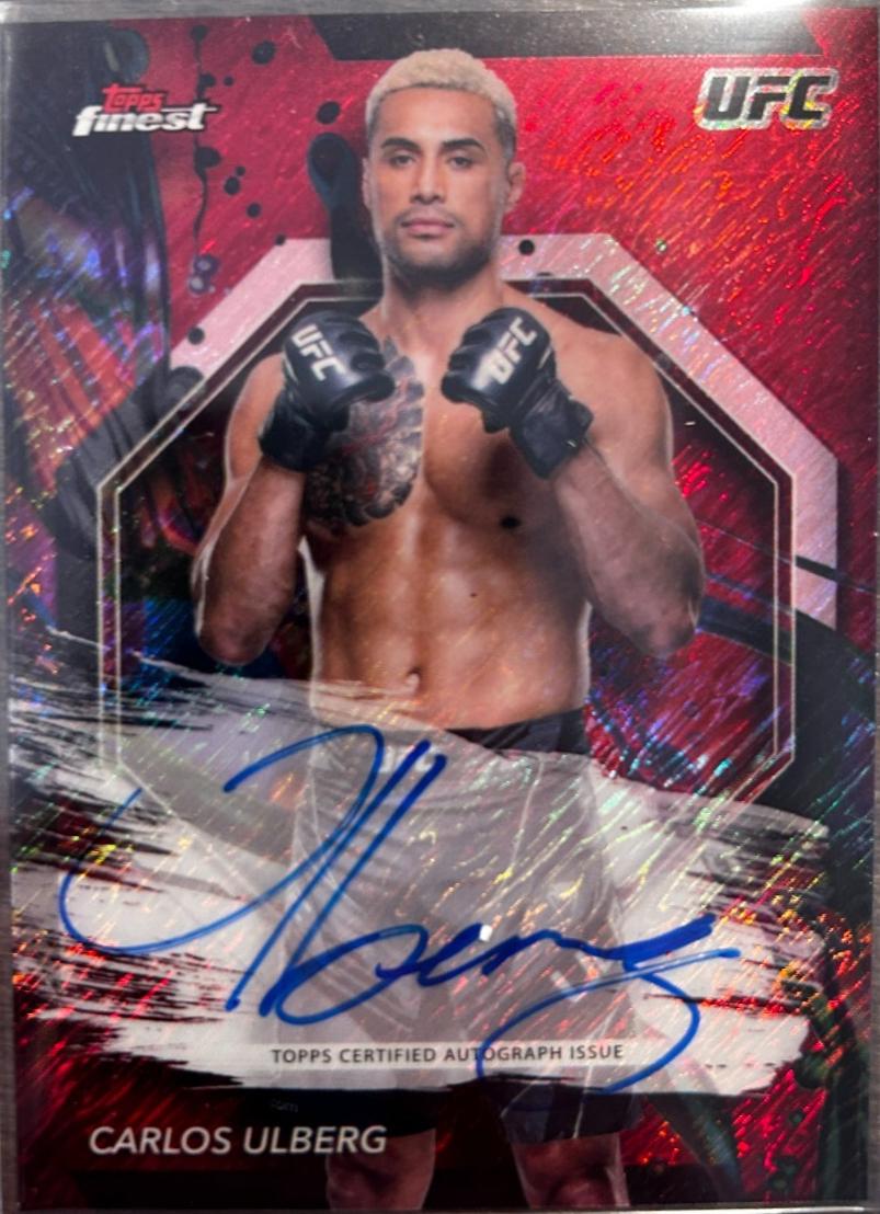 Carlos Ulberg [Red Shimmer Refractor] #FA-CUG Prices | 2024 Topps ...