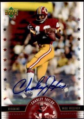 Charley Taylor #LS-CT Football Cards 2005 Upper Deck Legends Legendary Signatures