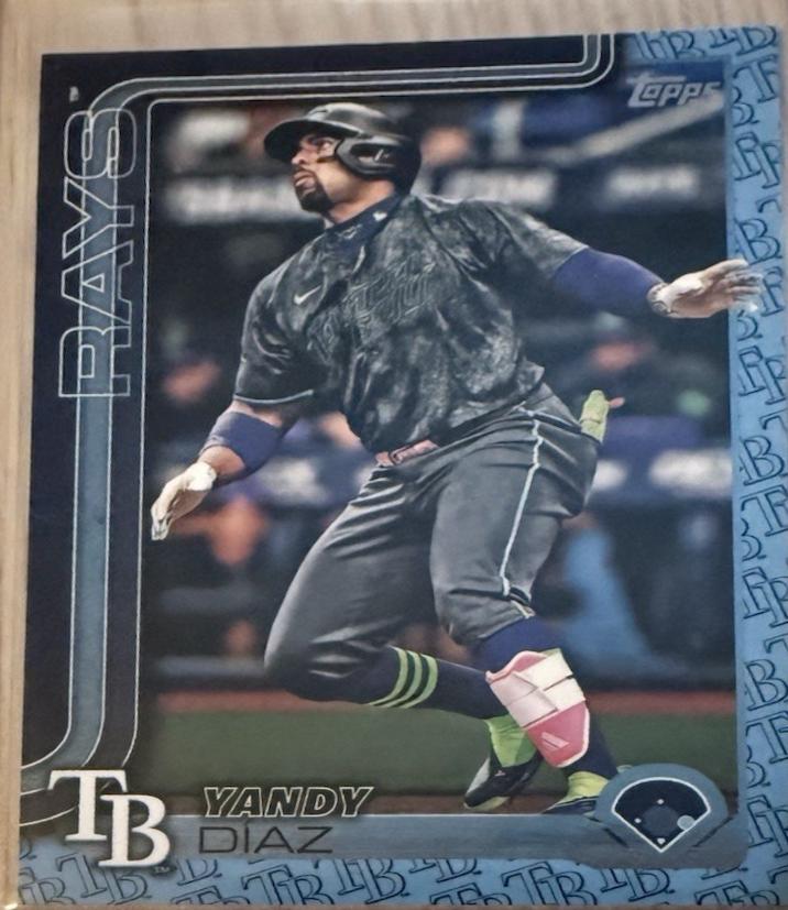Yandy Diaz [Team Border] #402 Prices | 2025 Topps Series 2 | Baseball Cards