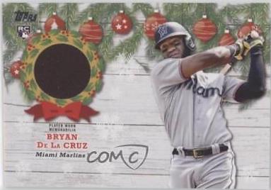 Bryan De La Cruz #WRC-BD Baseball Cards 2022 Topps Holiday Relics