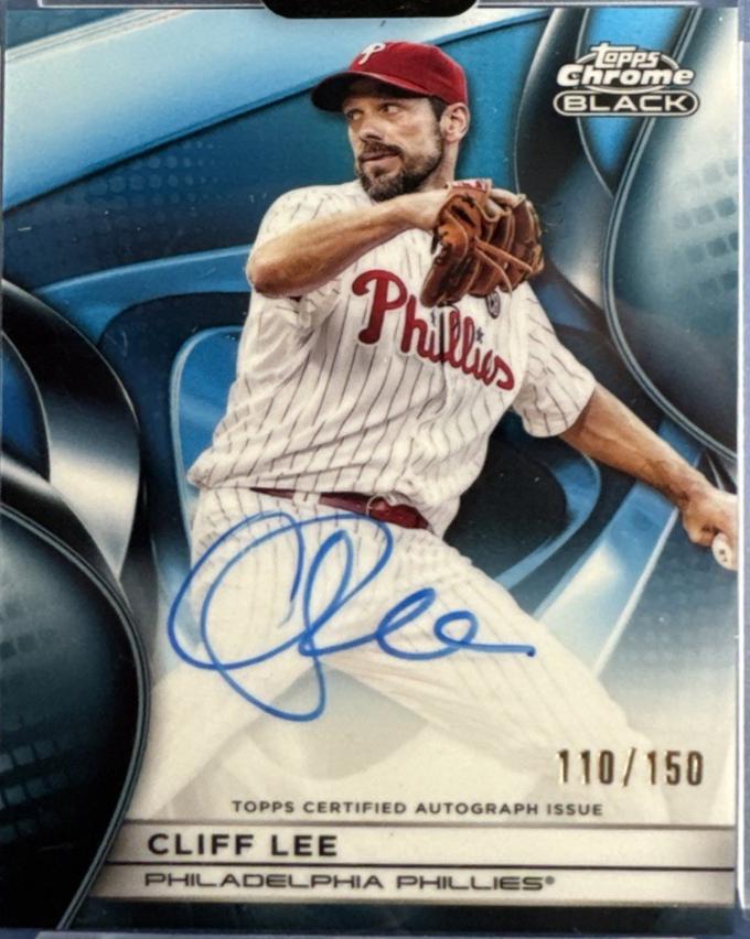 Cliff Lee [Blue Refractor] #CBA-CL