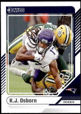 K.J. Osborn #31 Football Cards 2024 Panini Donruss