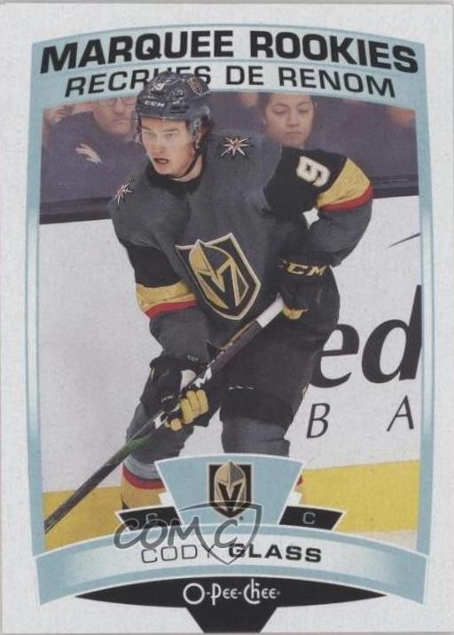 Cody Glass #642 2019-20 Upper Deck Hockey O-Pee-Chee Update