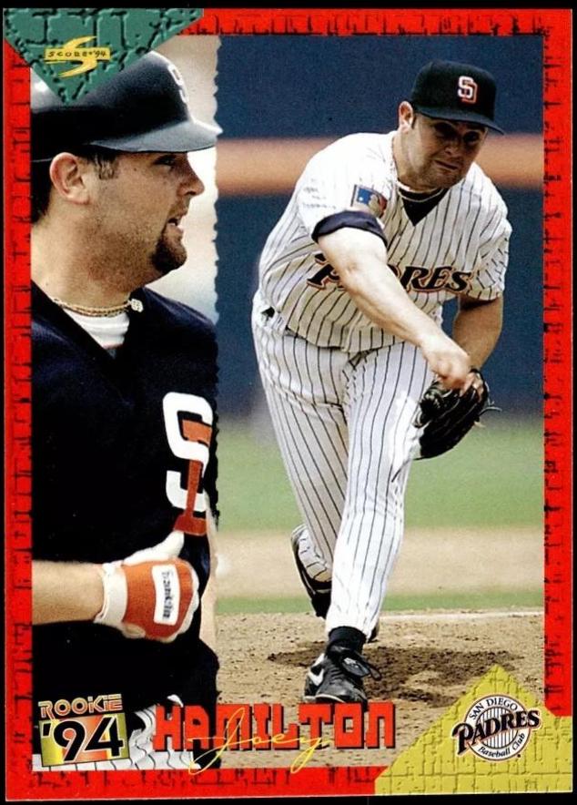 Joey Hamilton #RT124 Baseball Cards 1994 Score Rookie Traded