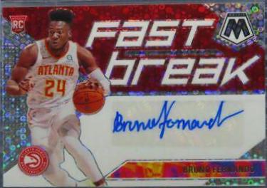 Bruno Fernando #RA-BFN Basketball Cards 2019 Panini Mosaic Rookie Autographs