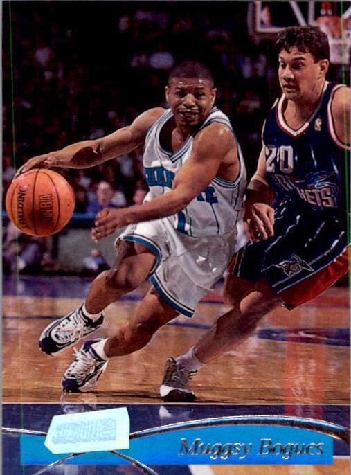 Muggsy Bogues #3 Basketball Cards 1997 Stadium Club