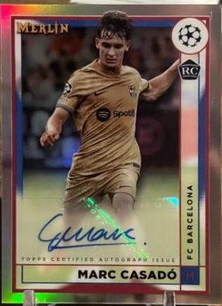 Marc Casado #AC-MC 2022 Topps Merlin Chrome UEFA Club Competitions Autographs