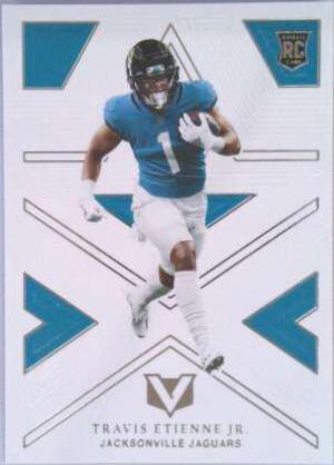 Travis Etienne Jr. #10 Football Cards 2021 Panini Chronicles Vertex