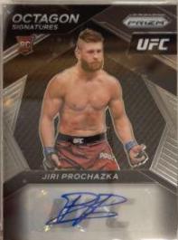 Jiri Prochazka #OS-JPZ Ufc Cards 2021 Panini Prizm UFC Octagon Signatures
