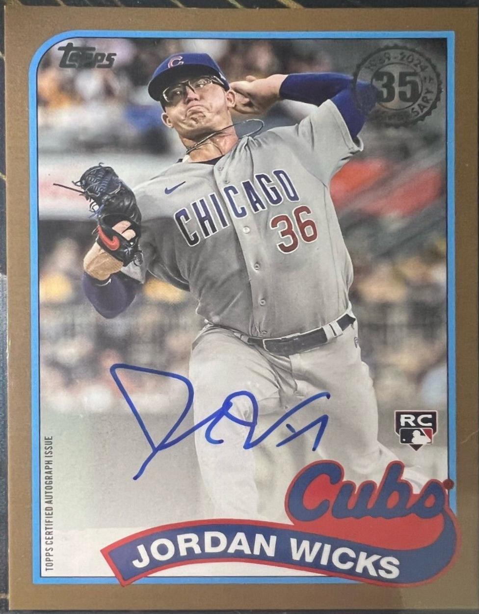 Jordan Wicks [Gold] #89BA-JWI