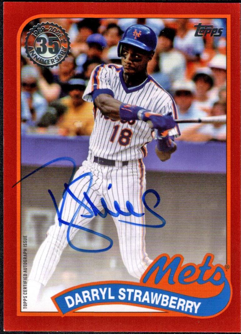 Darryl Strawberry [Red] #89BA-DST