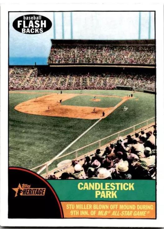 Candlestick Park #BF6 Baseball Cards 2010 Topps Heritage Baseball Flashbacks