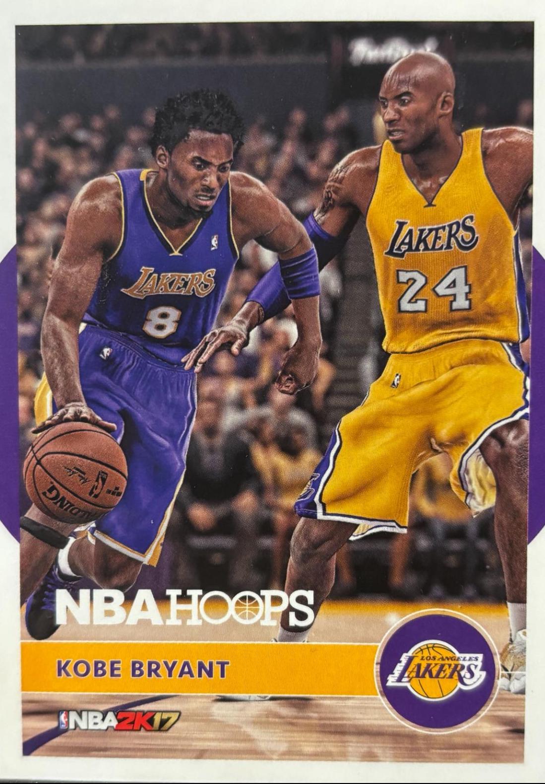 Kobe Bryant #20 Basketball Cards 2016 Panini Hoops Kobe 2K17 Hoops