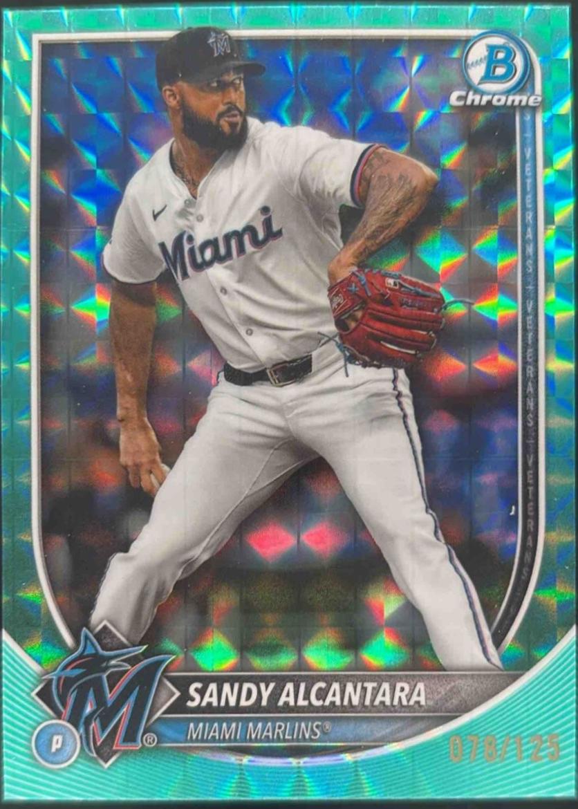 Sandy Alcantara [Aqua Geometric Refractor] #48