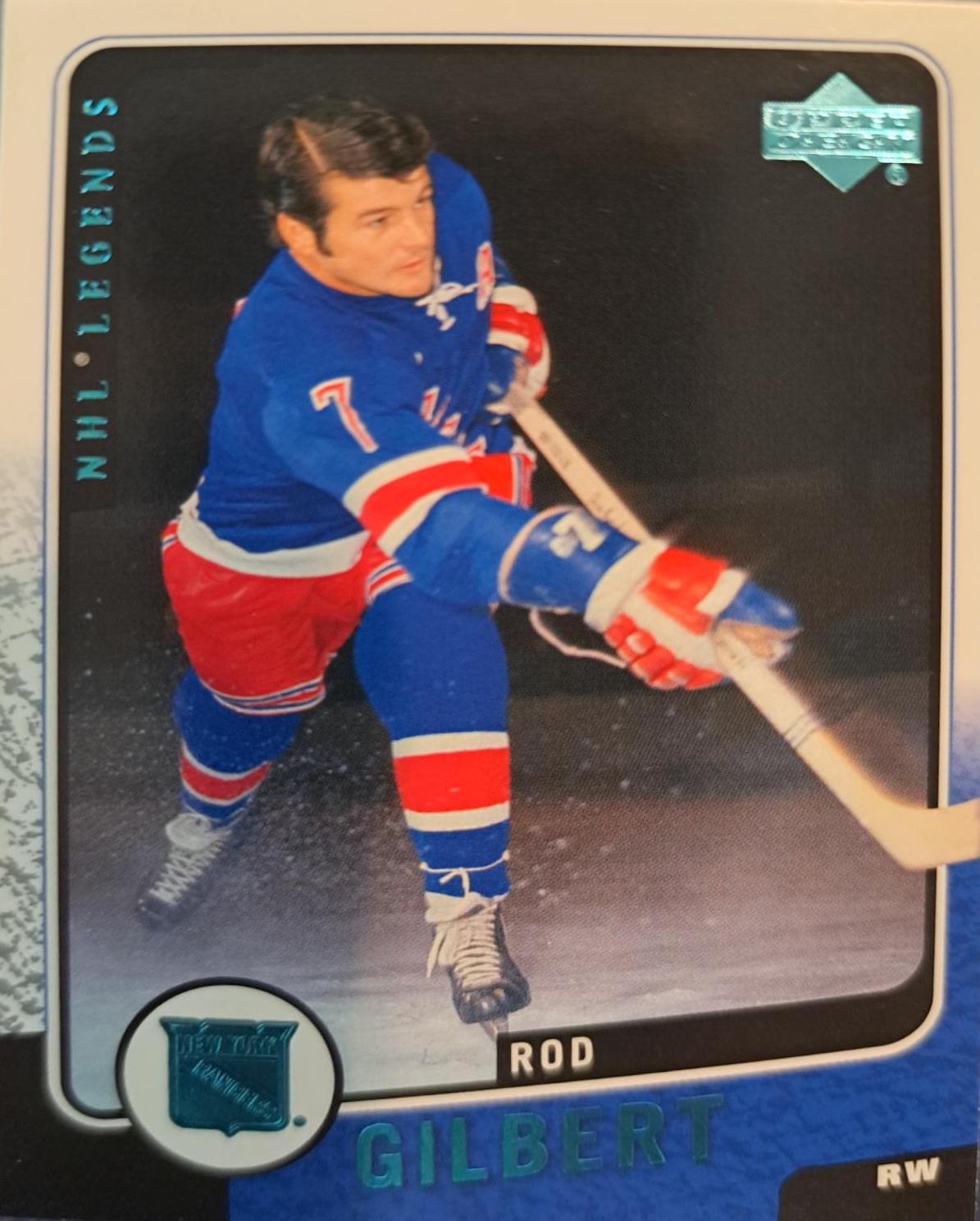 Rod Gilbert #90 Hockey Cards 2000 Upper Deck Legends