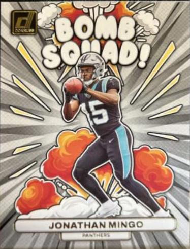 Jonathan Mingo #BS-14 Football Cards 2023 Panini Donruss Bomb Squad