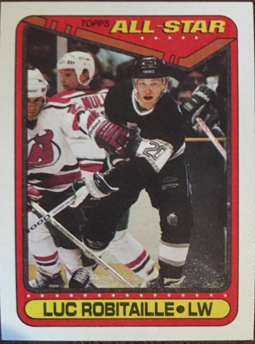 Luc Robitaille #194 Hockey Cards 1990 Topps