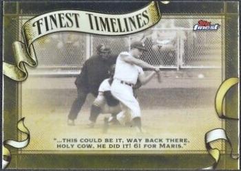 Roger Maris #FT-4 Baseball Cards 2024 Topps Finest Timeline