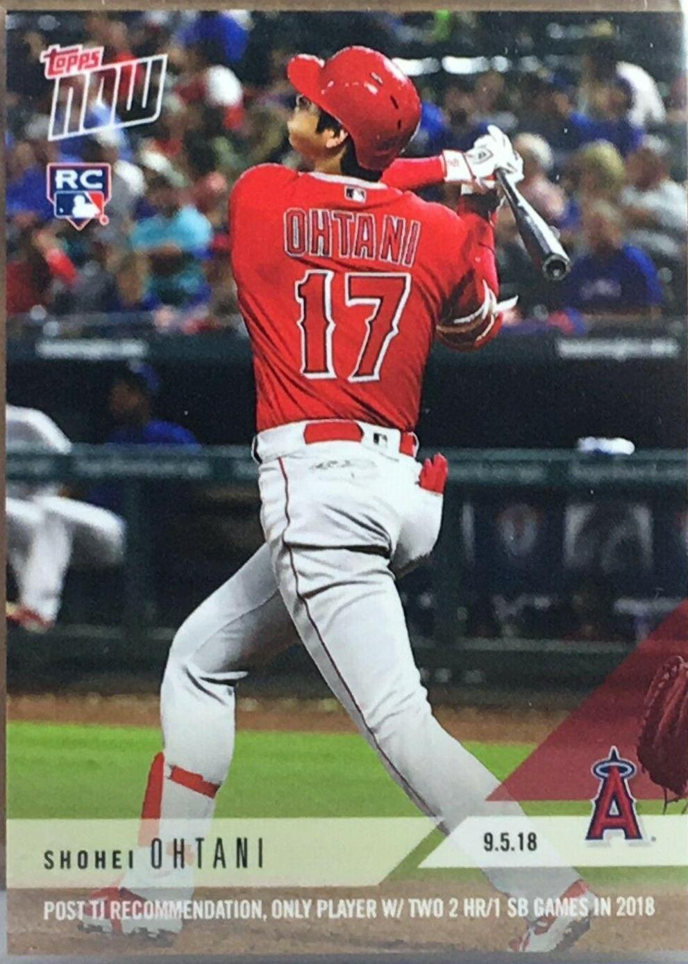 Shohei Ohtani #692 Baseball Cards 2018 Topps Now