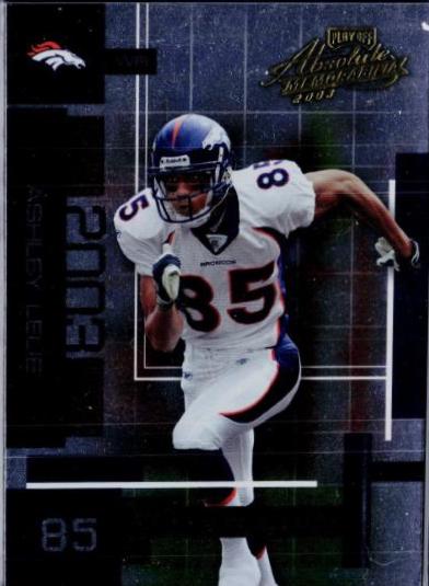 Ashley Lelie #13 2003 Playoff Absolute Memorabilia Football
