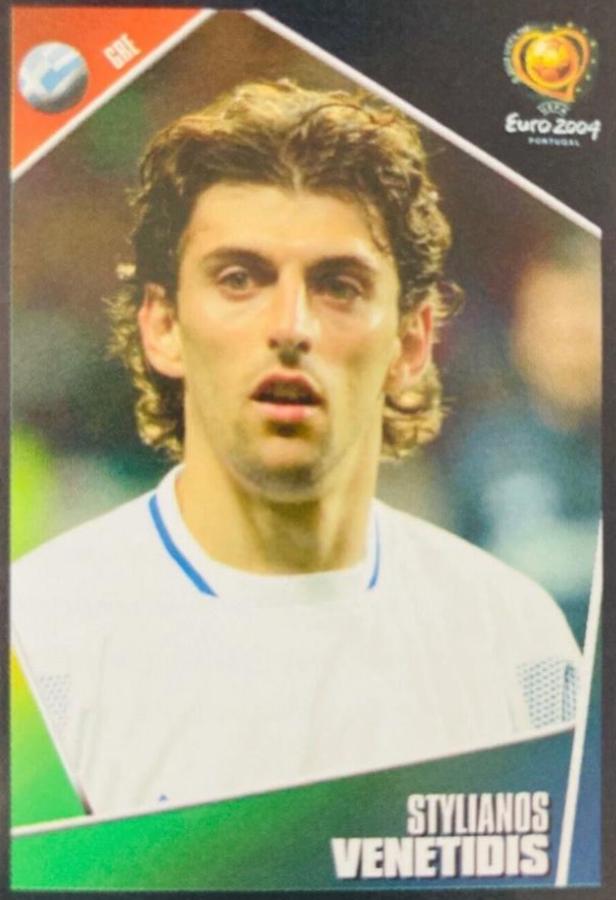 Stylianos Venetidis #37 Soccer Cards 2004 Panini UEFA Euro