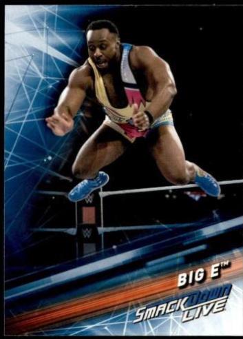 Big E #9 Wrestling Cards 2019 Topps WWE Smackdown Live