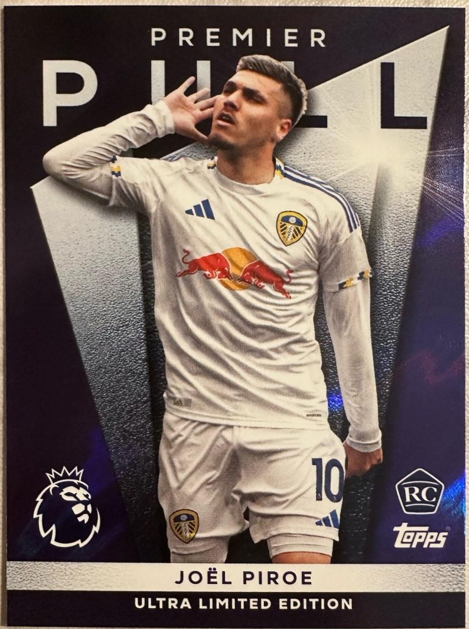 Joel Piroe #PP20 2025 Topps Premier League Pull Ultra Limited Edition
