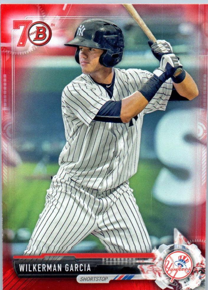 Wilkerman Garcia #BP147 2017 Bowman Baseball Prospects