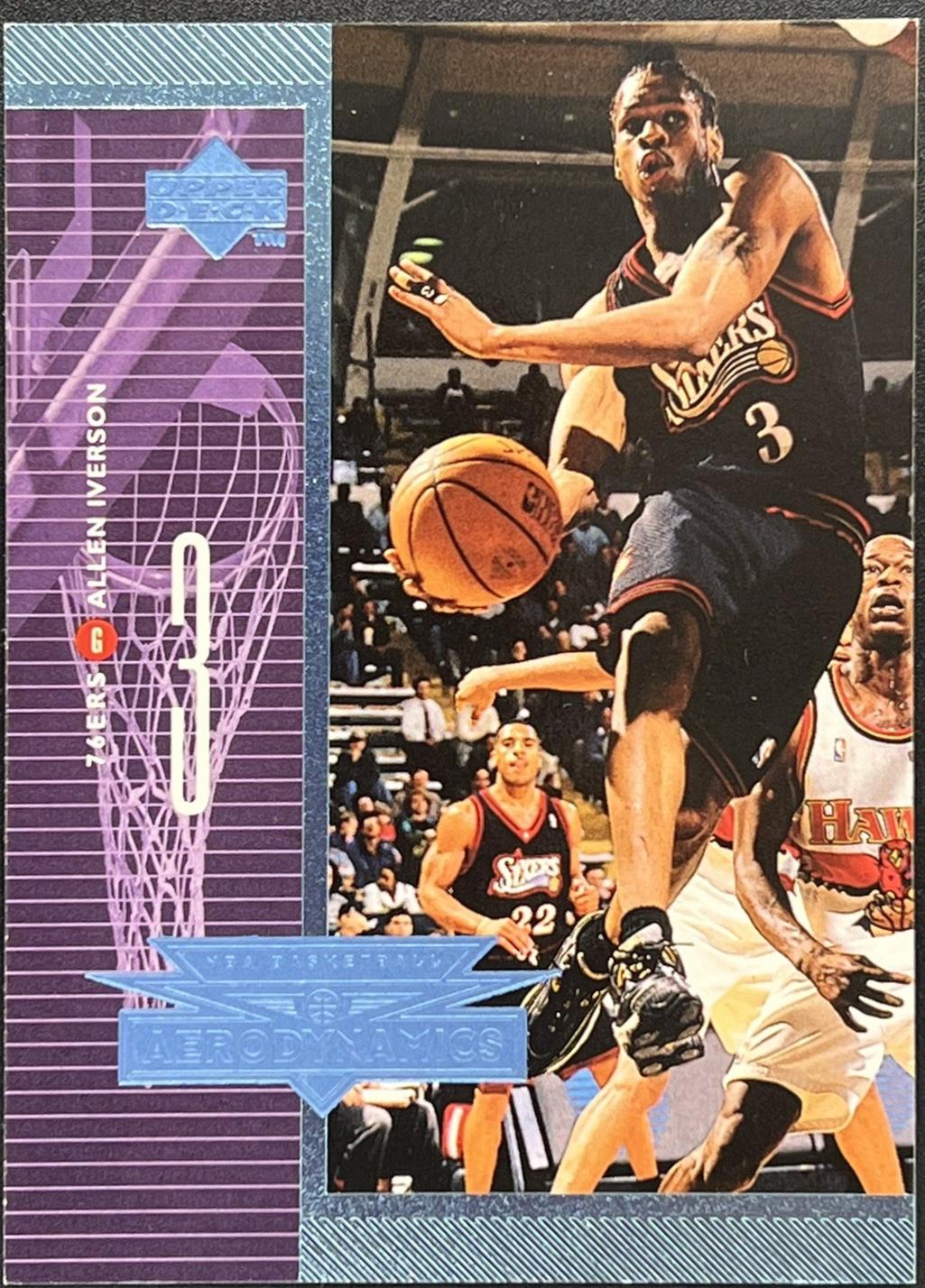 Allen Iverson #A27 Basketball Cards 1998 Upper Deck Aerodynamics
