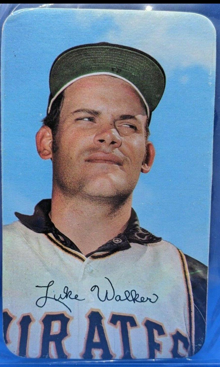 Luke Walker #21 Baseball Cards 1971 Topps Super