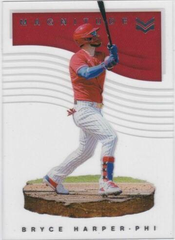 Bryce Harper #3 Baseball Cards 2021 Panini Chronicles Magnitude