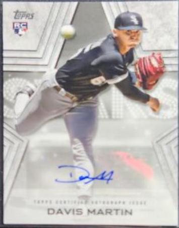 Davis Martin #BSA-DM Baseball Cards 2023 Topps Series 2 Stars Autographs