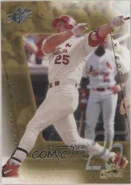 Mark McGwire #50 Baseball Cards 2001 Spx