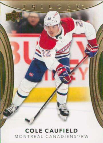 Cole Caufield #2 Hockey Cards 2022 Upper Deck Trilogy