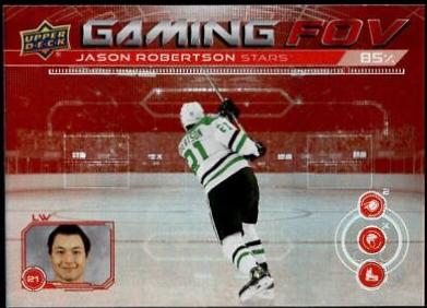 Jason Robertson #GFOV-15 Hockey Cards 2024 Upper Deck Gaming FOV
