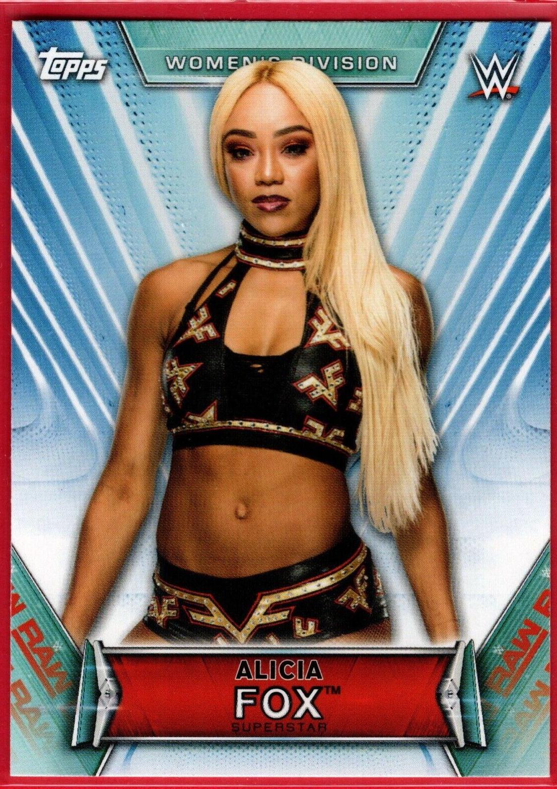 Alicia Fox #2 Wrestling Cards 2019 Topps WWE Women's Division