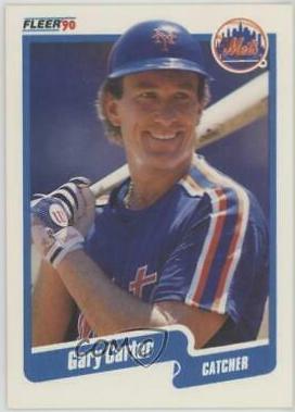 Gary Carter #199 Baseball Cards 1990 Fleer