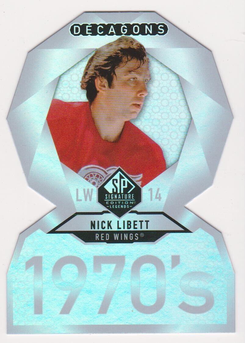 Nick Libett #DC-24 Hockey Cards 2020 SP Signature Edition Legends Decagons